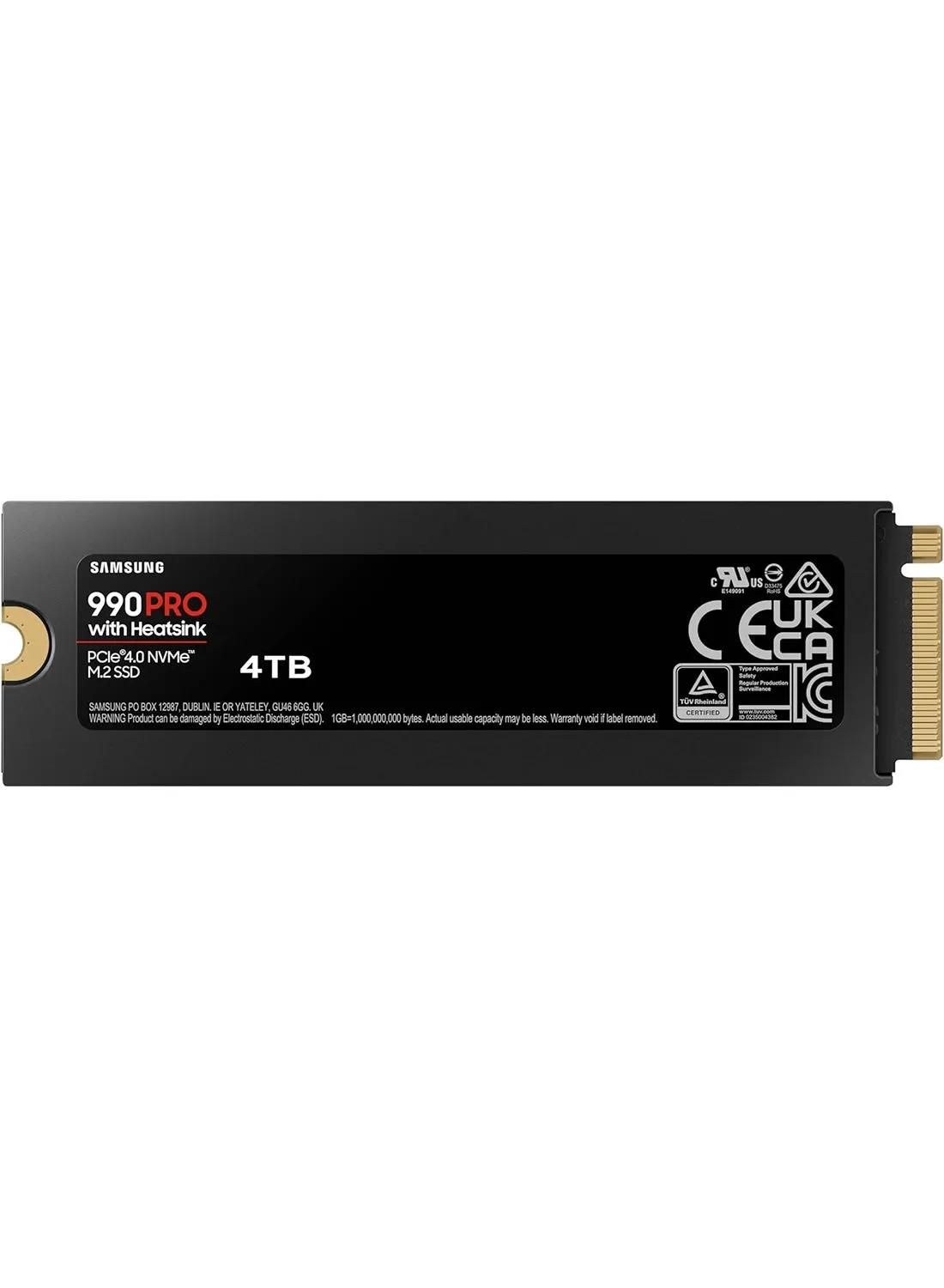 990 PRO مع Heatsink SSD 4TB PCIe Gen.4 X4، NVMe 2.0، محرك الأقراص الصلبة الداخلي M.2، أسرع سرعة للألعاب، التحكم في الحرارة، متوافق مع Playstation5 (MZ-V9P4T0CW) 4 تيرابايت-2