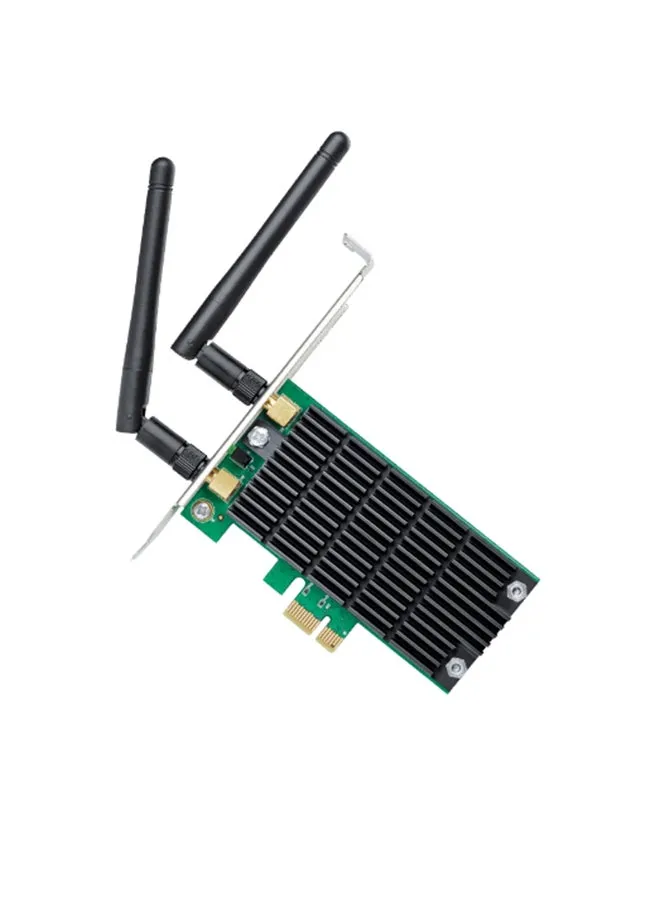 محول PCI إكسبريس لاسلكي ثنائي النطاق AC1200 أسود-1