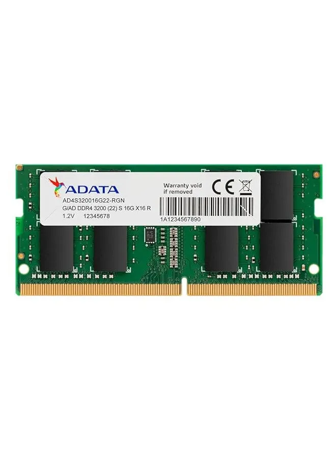 Ad4S320032G22 Sgn Premier 32Gb 3200Mhz Cl22 So Dimm Ddr4 Ram Green-1