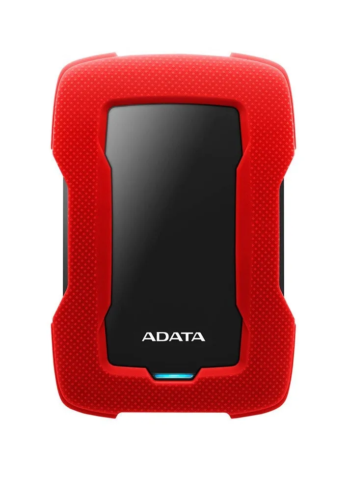 ADATA HD330 2TB USB 3.0, High-speed Shock-absorbing External Hard Drive, Extra Slim Portable Waterproof Mobile Hard Drive, (2TB Red)-1