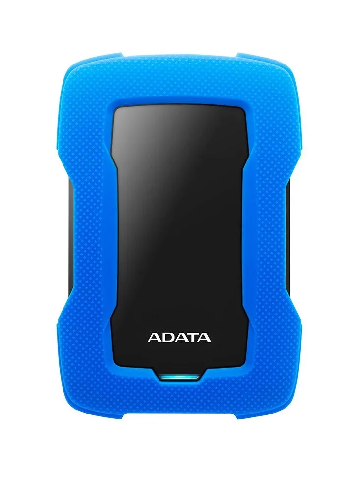 ADATA HD330 4TB USB 3.0، محرك أقراص صلبة خارجي عالي السرعة مقاوم للصدمات، محرك أقراص صلبة محمول فائق النحافة ومقاوم للماء، (4 تيرابايت أزرق)-1