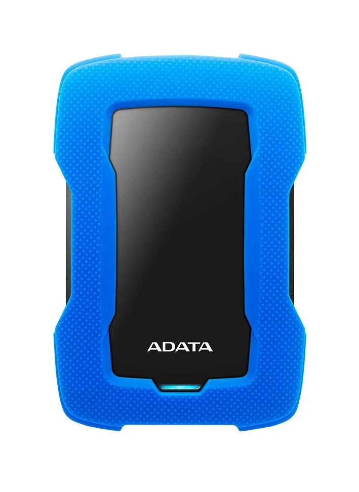 ADATA HD330 5TB USB 3.0، محرك أقراص صلبة خارجي عالي السرعة مقاوم للصدمات، محرك أقراص صلبة محمول فائق النحافة ومقاوم للماء، (5 تيرابايت أزرق)-1