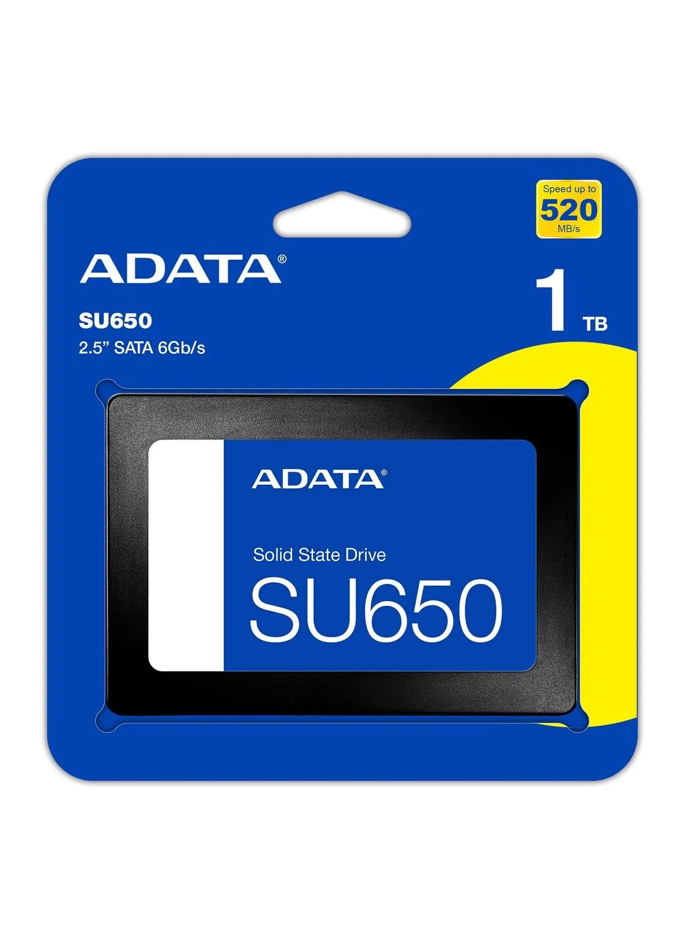 ايه داتا SSD داخلي SU650 سعة 1 تيرابايت 3D-NAND ساتا 2.5 انش (ASU650SS-1TT-R)-1