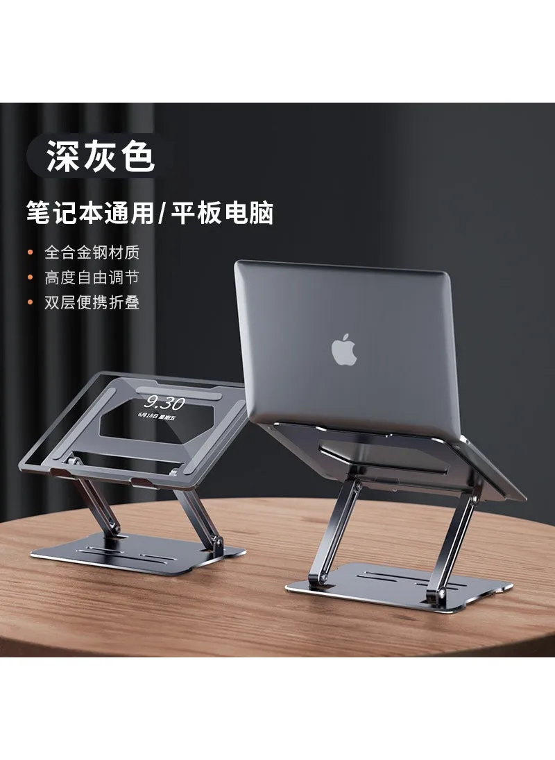 Adjustable Laptop Stand Desk Mount CoolerUpgraded alloy steel [dark gray] adjustable★Typing without jitter Upgraded alloy steel [dark gray] adjustable★Typing without jitter-1