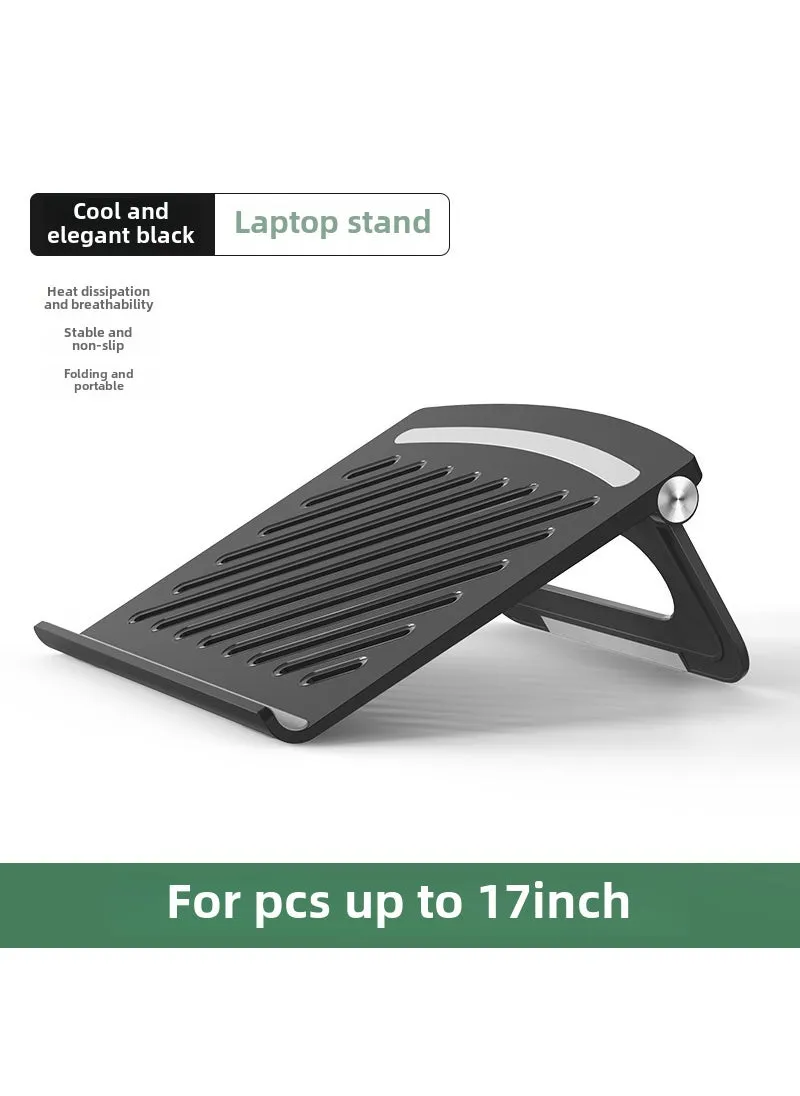 Adjustable Laptop Stand Foldable Tablet Holder Notebook cooling rack-Black-1