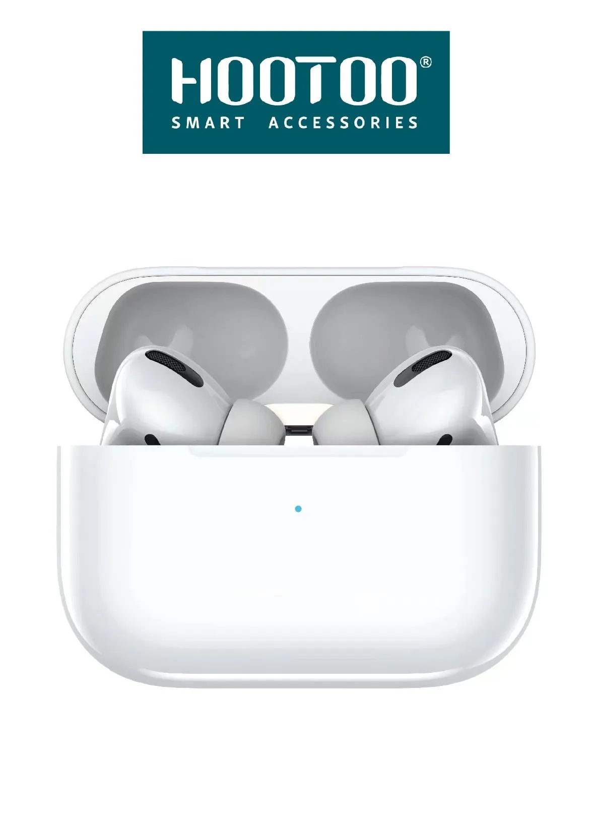 Airbuds pro similar (AirPods Pro earphones) with Lightning MagSafe Charging Case with wierless charging White from Hootoo-1