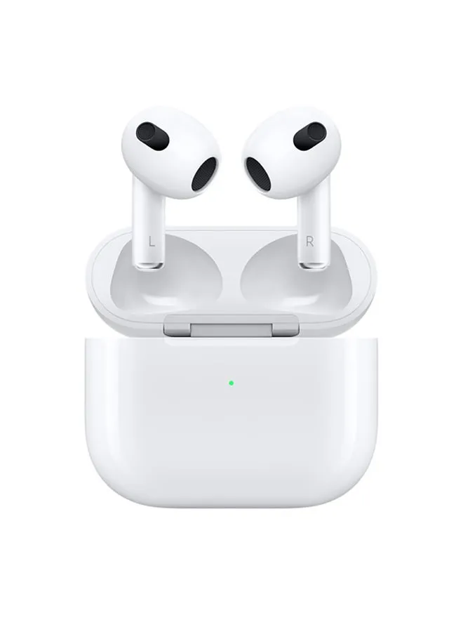 سماعات AirPods (الجيل الثالث) مع علبة شحن Lightning لون أبيض-1