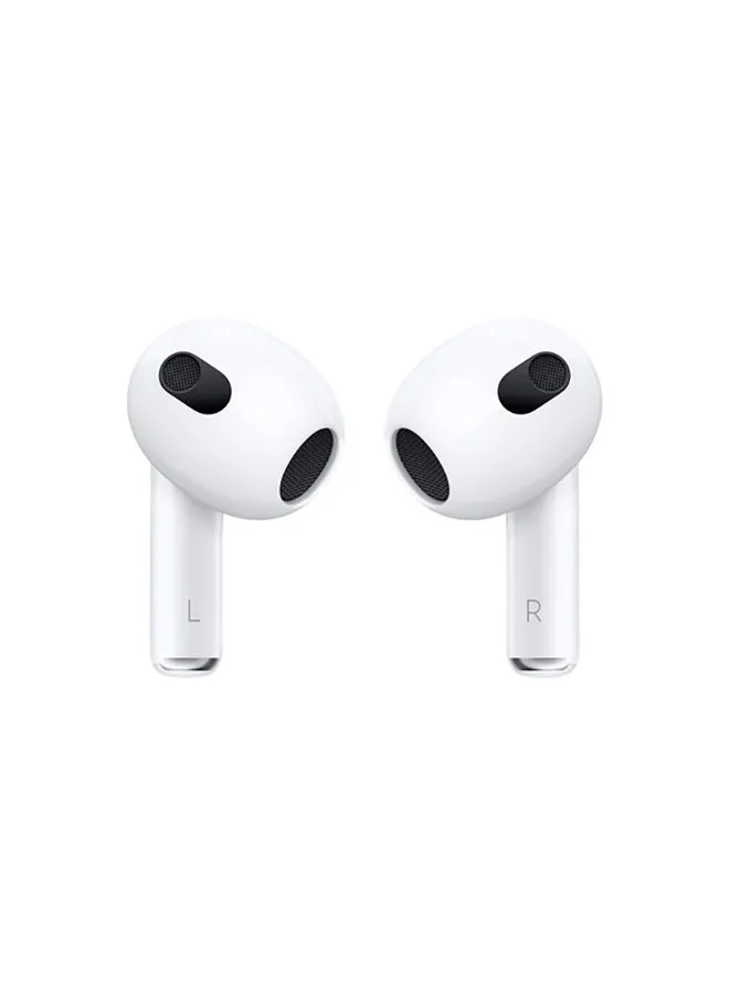 سماعات AirPods (الجيل الثالث) مع علبة شحن Lightning لون أبيض-2