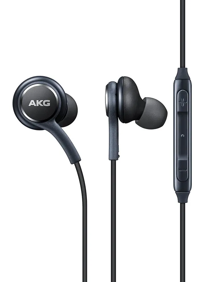 سماعات داخلية AKG مع ميكروفون لأجهزة سامسونج جالكسي S8/S8+ أسود-1