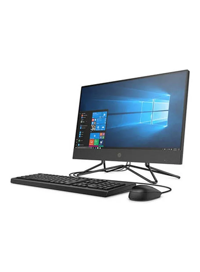 كمبيوتر الكل في واحد 200 G4 AIO PC-B بشاشة مقاس 21 بوصة، ومعالج كور i3/ذاكرة وصول عشوائي سعة 4 غيغابايت/محرك أقراص صلب HDD سعة 1 تيرابايت/بطاقة رسومات UHD الإنجليزية/العربية أسود-2