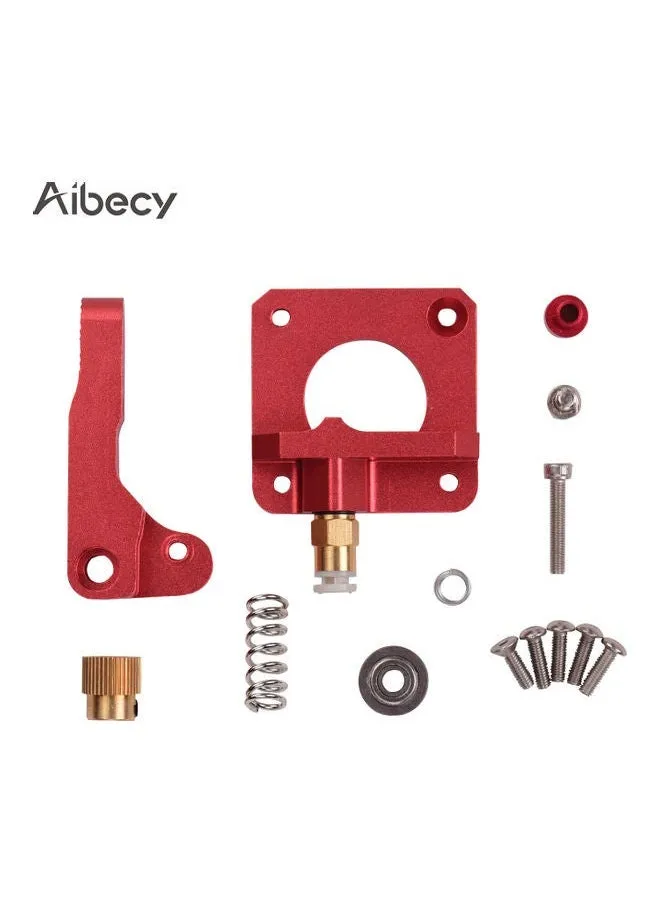 Aluminum Alloy Block Right Hand Filament For Creality Ender 3/CR-10/CR-10S/CR-10 S4/CR-10 S5 3D Printer Red-1