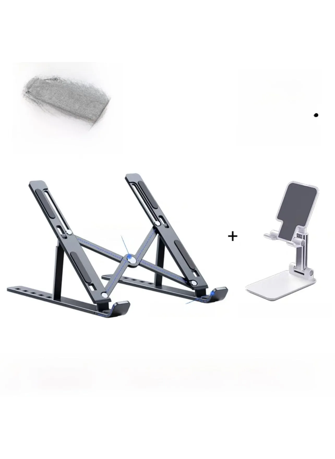 Aluminum Laptop Stand Adjustable Cooling N3 gray [aluminum alloy mobile phone bracket]]-1