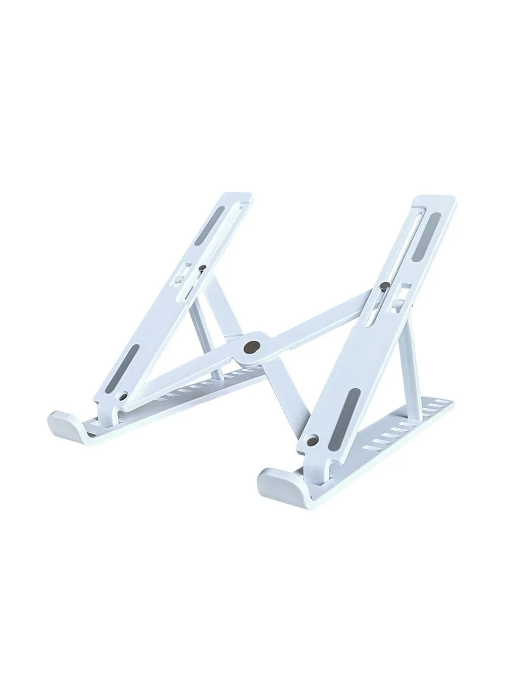 Aluminum Laptop Stand Adjustable Cooling N3 plastic Large White-1