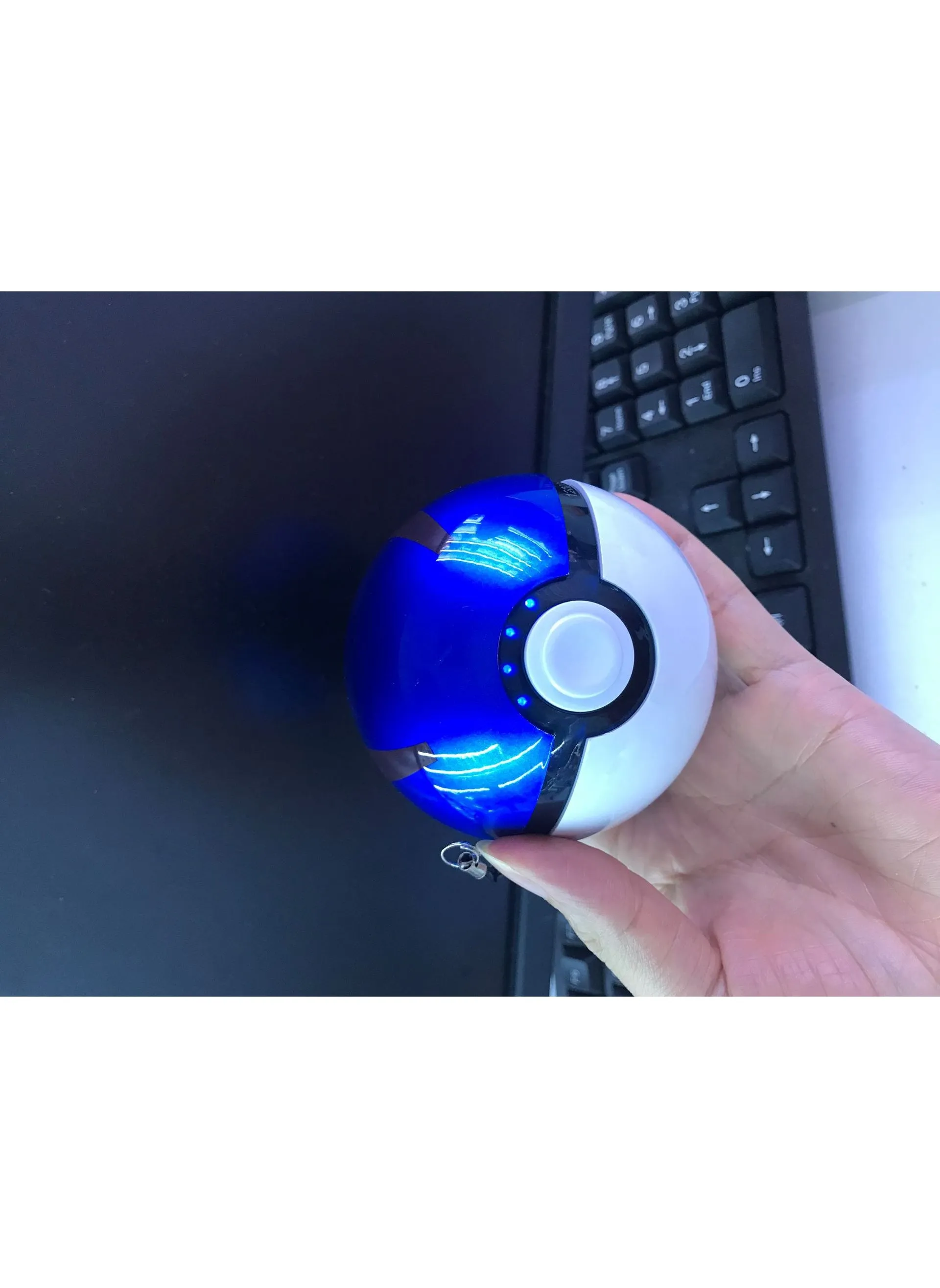 Anime Elf Large Capacity Pokéball Power Bank Blue-1