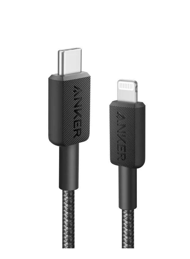 كابل Anker 322 USB-C إلى Lightning (مضفر بطول 3 أقدام)-1