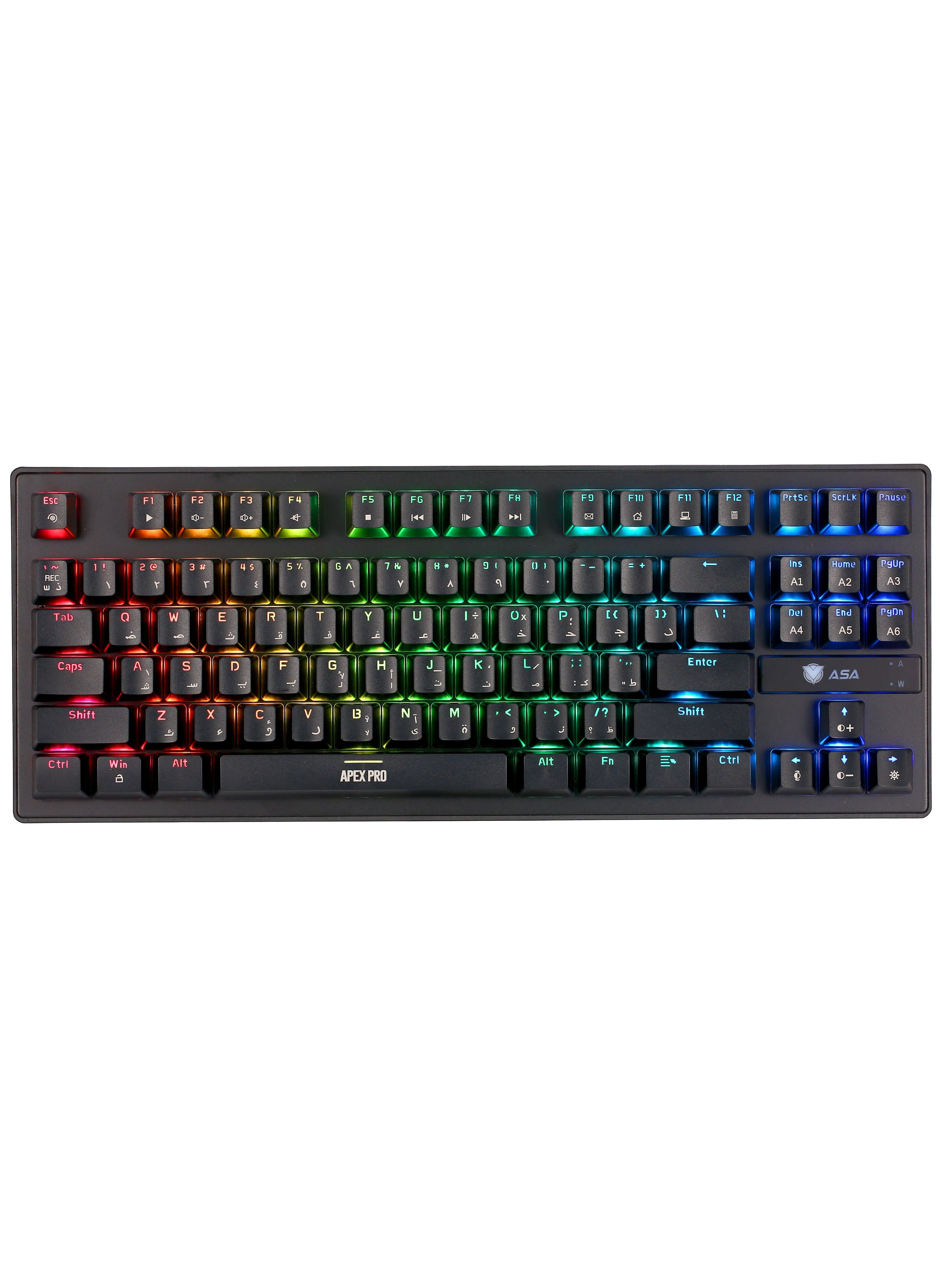 لوحة مفاتيح الألعاب الميكانيكية APEX PRO RGB مع 87 مفتاحًا-1