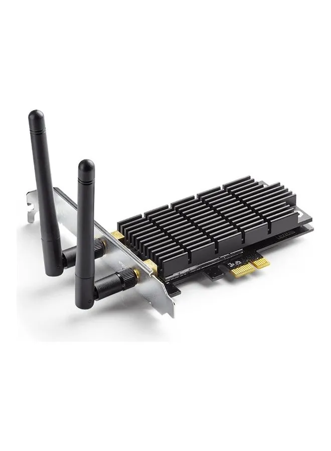 بطاقة محول الشبكة اللاسلكية Archer T6E AC1300 PCIe WiFi بتقنية تبريد الكمبيوتر الشخصي-1