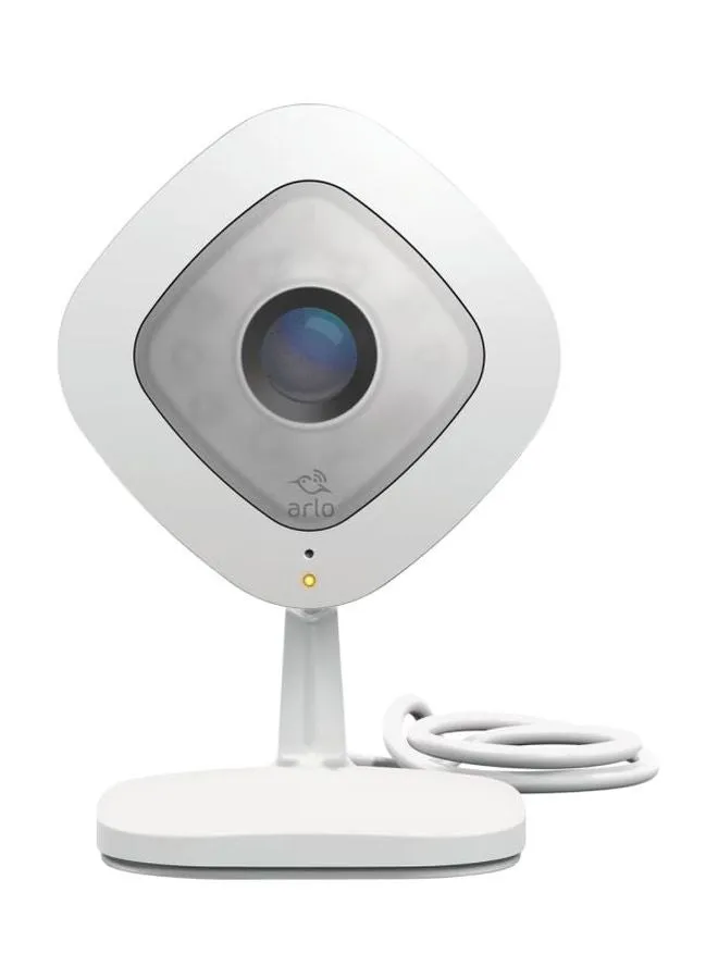 كاميرا مراقبة Arlo Q 1080 بكسل عالية الوضوح بميزة عرض الصوت VMC3040 أبيض-1