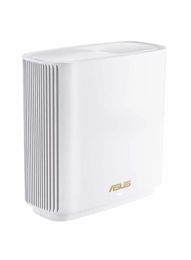 ASUS XT8 WIFI AX6600 Tri Band Mesh WIFI 6 SYSTEM، تغطية منزلية كاملة تصل إلى 5500 قدم مربع و6+ غرف نوم، حزمة من قطعتين باللون الأبيض، Zen Wi-Fi XT8 2 حزمة باللون الأبيض، ZenWiFi-AX-XT8 / ASUS Zen Wi-Fi AX (XT8)، عبوتين-2