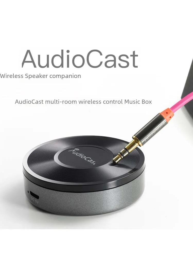 AudioCast M5 WiFi Music Box for Multi-RoomBlack Black-1