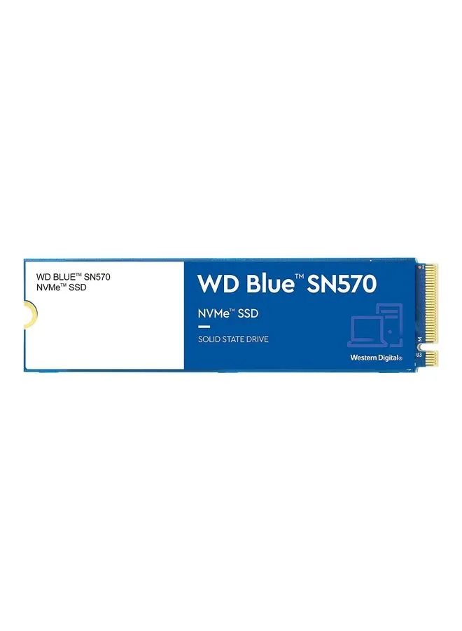 SSD داخلي NVMe SN570 أزرق - Gen3 x4 PCIe 8 جيجابت/ثانية، M.2 2280 1.0 تيرابايت 1 TB-1