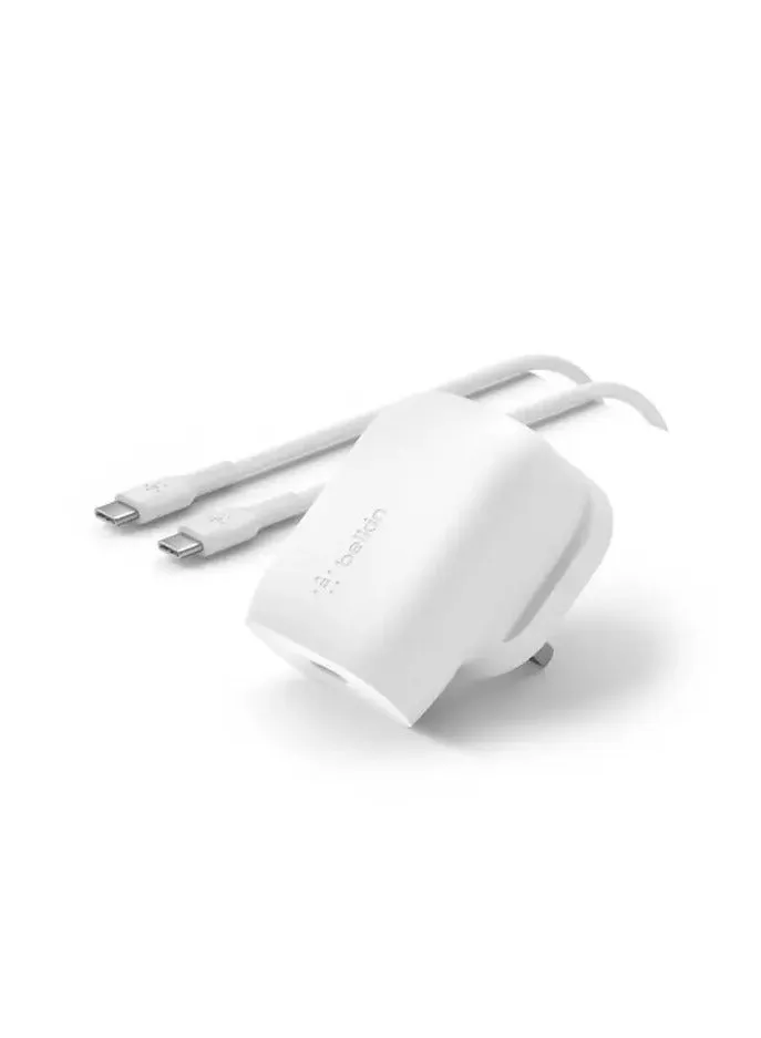 شاحن حائط Boost Charge بقوة 30 وات مع كابل PPS + USB-C إلى Type C-1