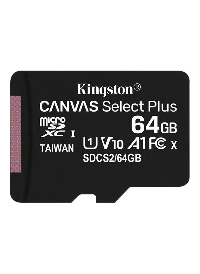 Canvas Select Plus MicroSD UHS-1 Memory Card Black-1