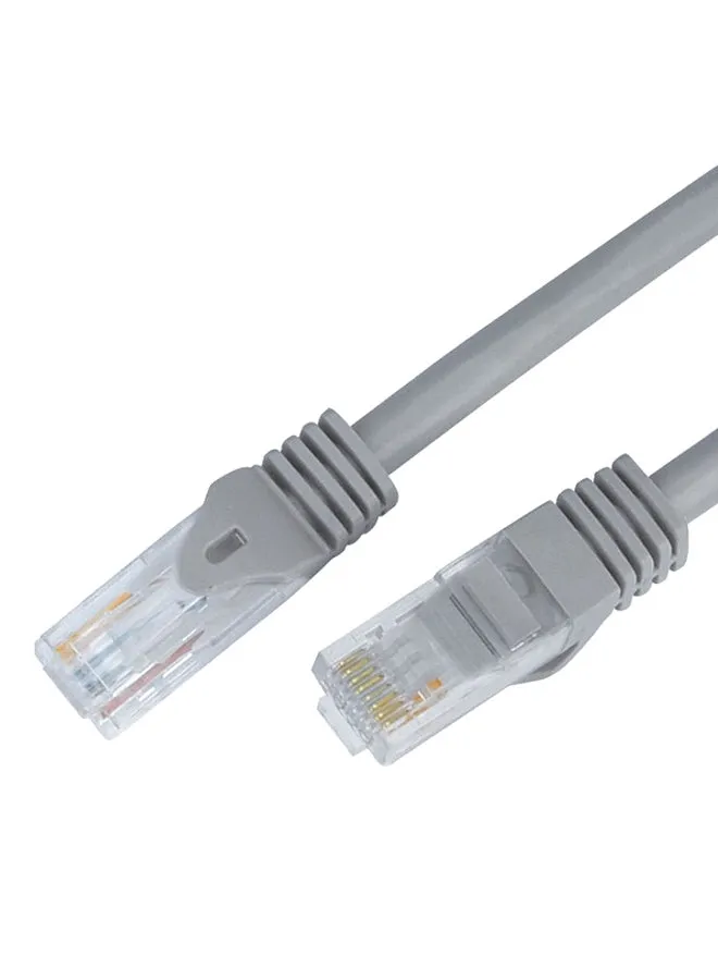 كابل تحويل شبكة إيثرنت Cat 6 رمادي-1