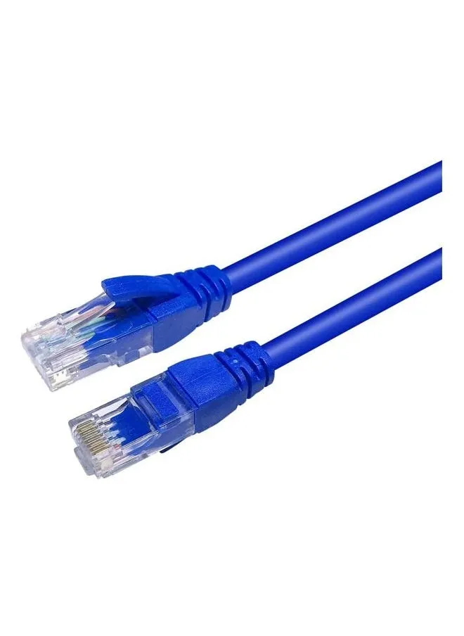 كابل شبكة إيثرنت Cat6 RJ45 بطول 0.5 متر باللون الأزرق-2