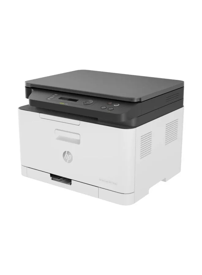 طابعة ملونة Laserjet MFP 178nw مزودة بوظيفة الطباعة/النسخ/المسح الضوئي/Wi-Fi أبيض/أسود أبيض/ أسود-1