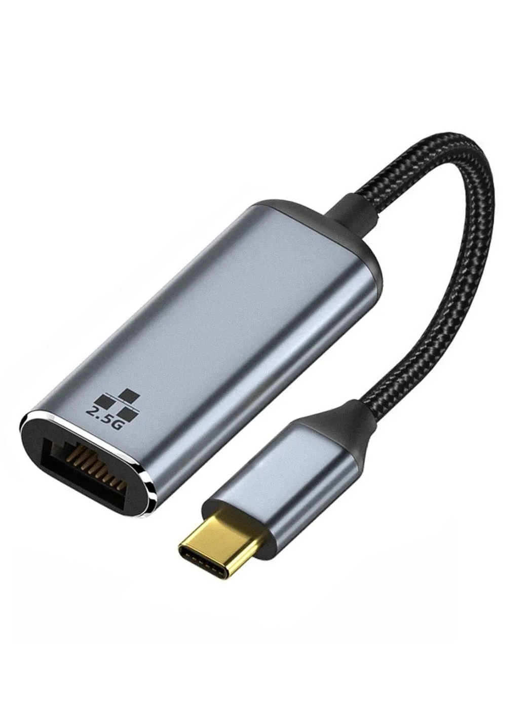 محول إيثرنت CY USB C إلى 2.5Gbps، USB 3.1 Type C إلى RJ45 2500Mbps GBE Gigabit Ethernet Network LAN Cable Adapter لأجهزة الكمبيوتر المحمولة-1