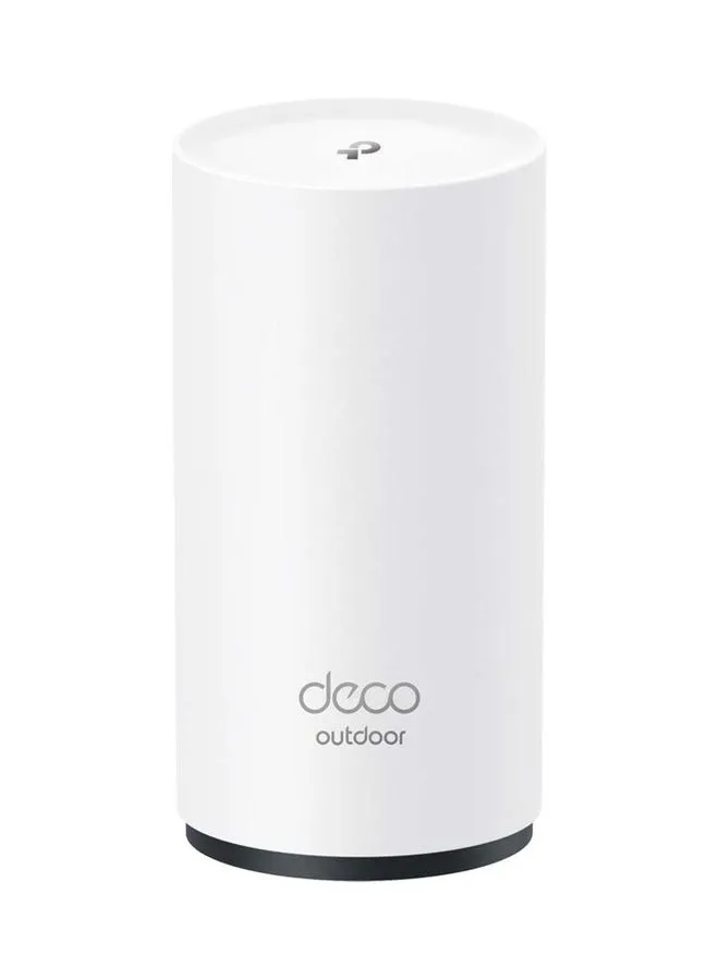 شبكة Wi-Fi خارجية من Deco (Deco X50-Outdoor)، شبكة AX3000 ثنائية النطاق Wi-Fi 6 Mesh، 2 منافذ Gigabit PoE، 802.3at PoE+، مقاومة للطقس، تعمل مع جميع شبكات Deco Mesh Wi-Fi-1