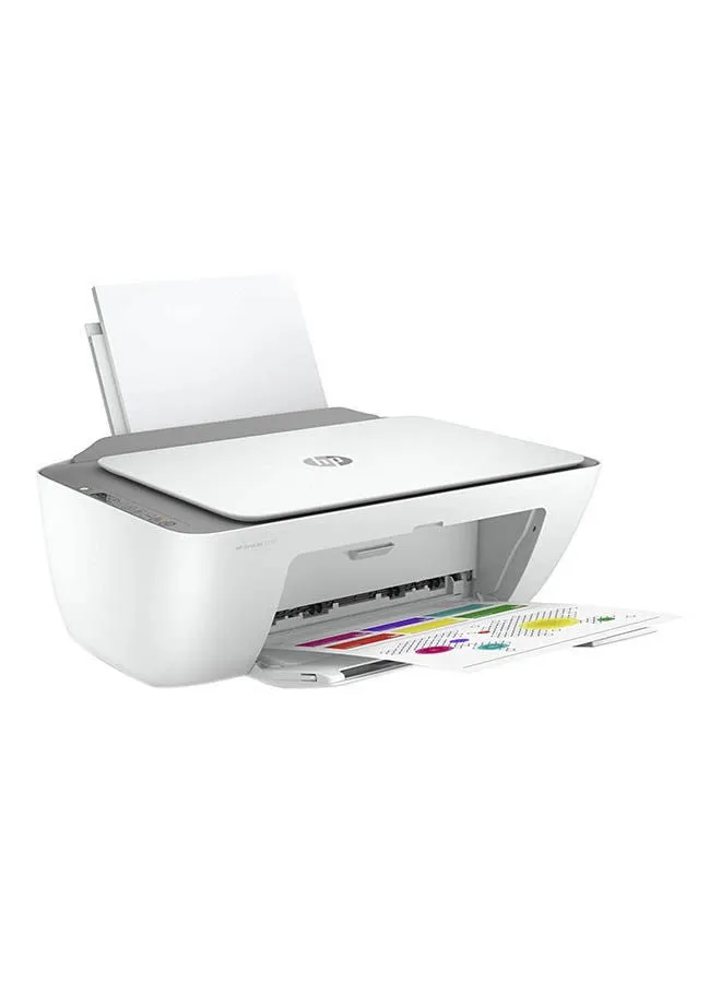 طابعة Deskjet 2720 الكل في واحد، لاسلكية/طباعة/نسخ/مسح ضوئي [3XV18B] أبيض أبيض-1