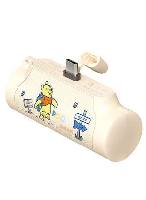 Disney Portable Wireless Power Bank Cute Cartoon 2023 Lf165c [typec interface] beige winnie the pooh Lf165c [typec interface] beige winnie the pooh-1