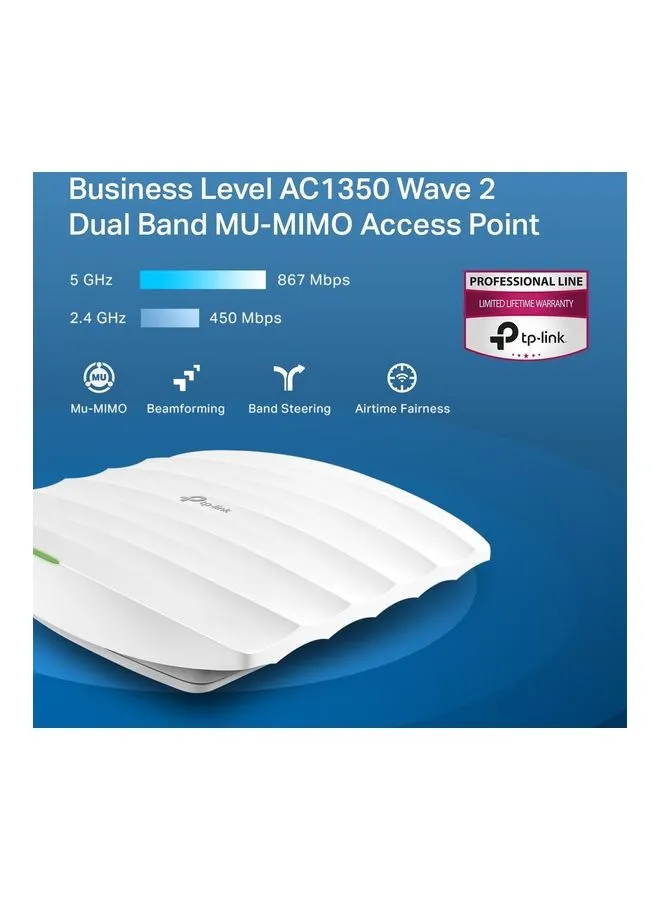 EAP223 بدون محول Omada AC1350 Gigabit Wireless Access Point Solution Business WiFi مع دعم شبكي، تجوال سلس وMU-MIMO PoE مدعوم بـ SDN وصول سحابي متكامل وتطبيق Omada-2