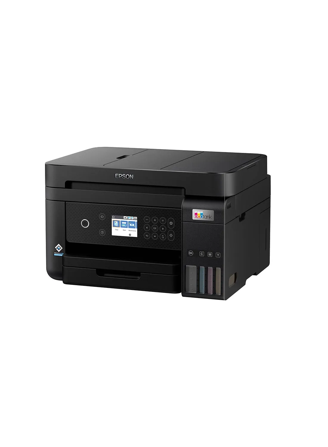 طابعة Ecotank L6270 Office Ink Tank Printer A4 Color 3 في 1 مع ADF وWi-Fi واتصال لوحة ذكية وشاشة Lcd سوداء أسود-1