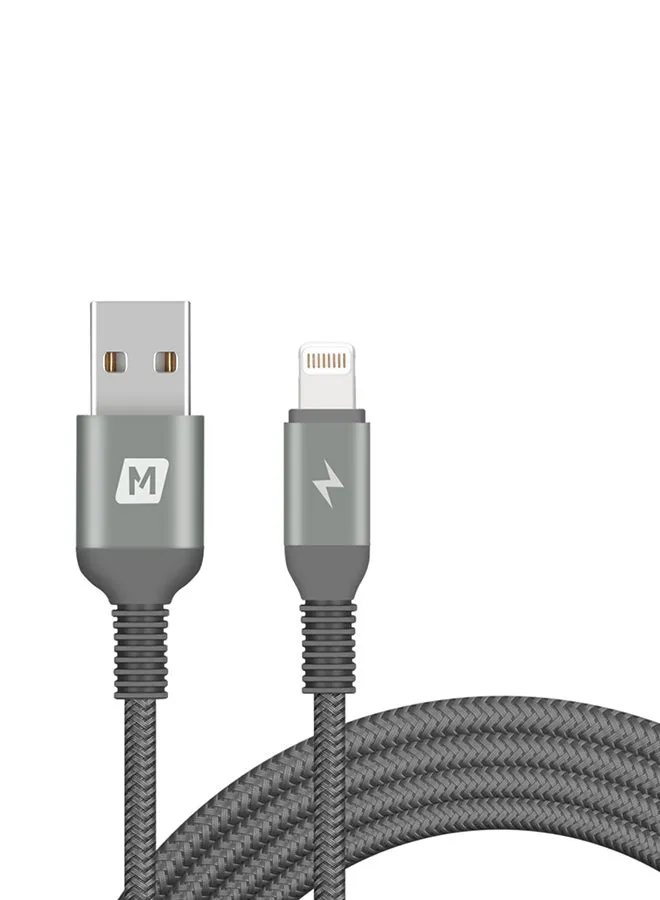 كابل Elite Lightning إلى USB رمادي-2