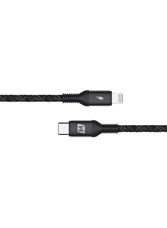 كابل Elite USB-C إلى Lightning من النايلون بطول 2.2 متر-1