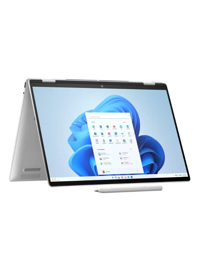 Envy x360 Convertible 2-In-1 Laptop With 16-Inch Display,Core Ultra 5-125H Processor/8GB RAM/512GB SSD/Intel Arc Graphics/Windows 11 Home English/Arabic Glacier Silver-1