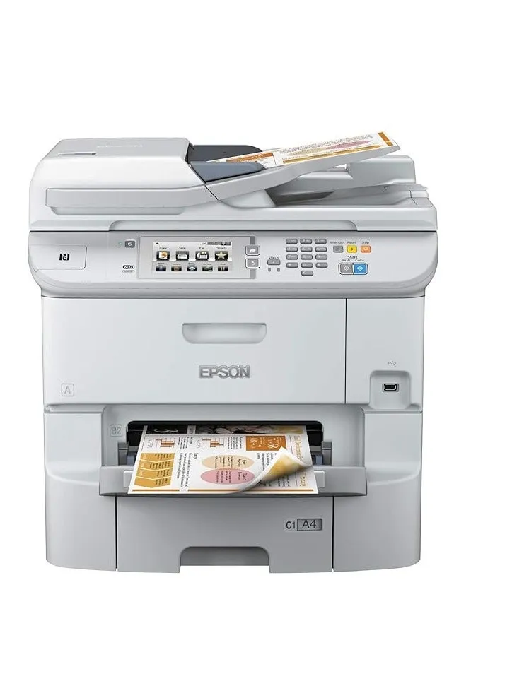 طابعة Epson WorkForce Pro WF-6590DWF متعددة الوظائف نافثة للحبر باللون الرمادي-1