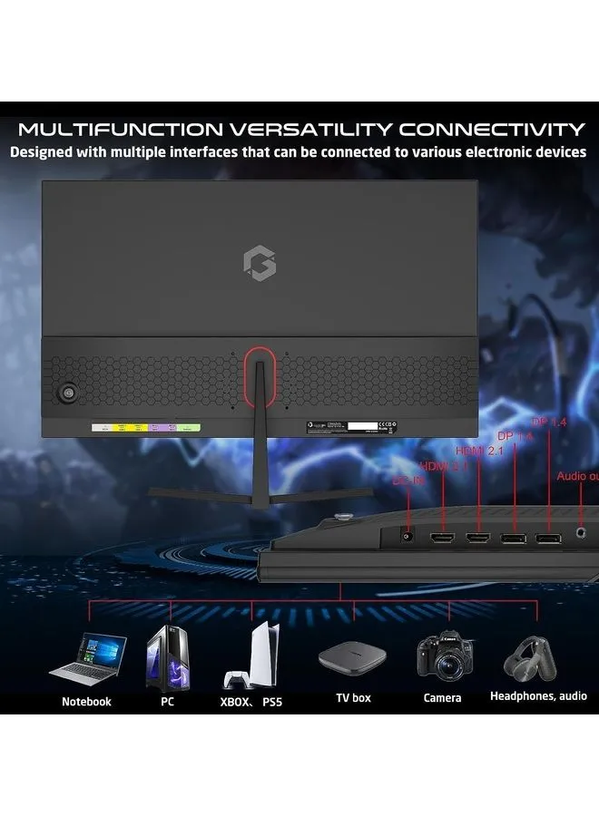 سلسلة  Esports GOESP27240VA مقاس 27 بوصة FHD HDR 240 هرتز 1 مللي ثانية HDMI 2.1 شاشة ألعاب متوافقة مع المزامنة المتوافقة مع G-Sync وإطار نحيف-2