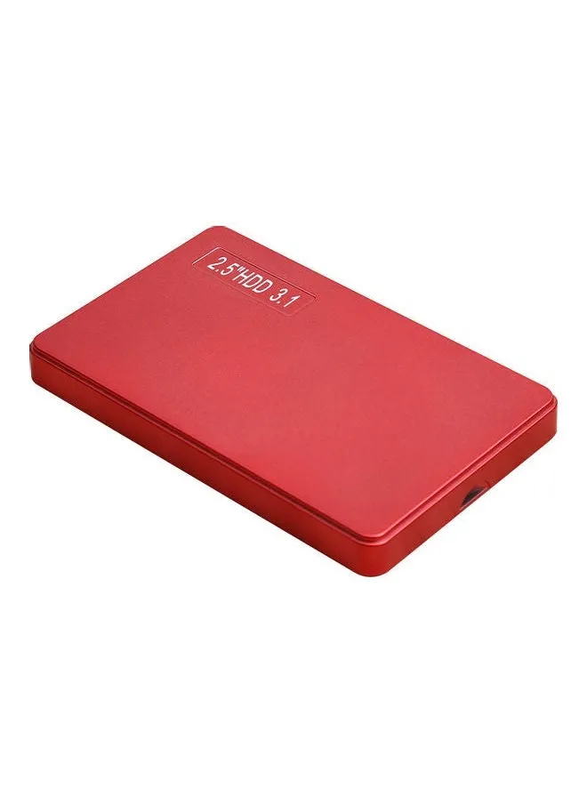 External Hard Disk Drive Red-1