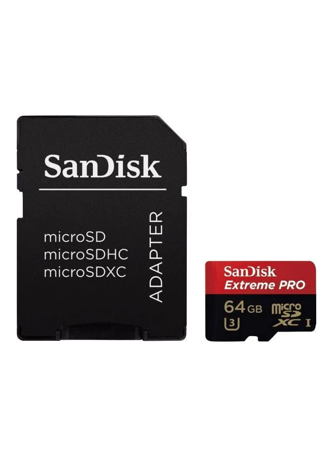 محول بطاقة Micro SDXC إكستريم برو 64 GB-1