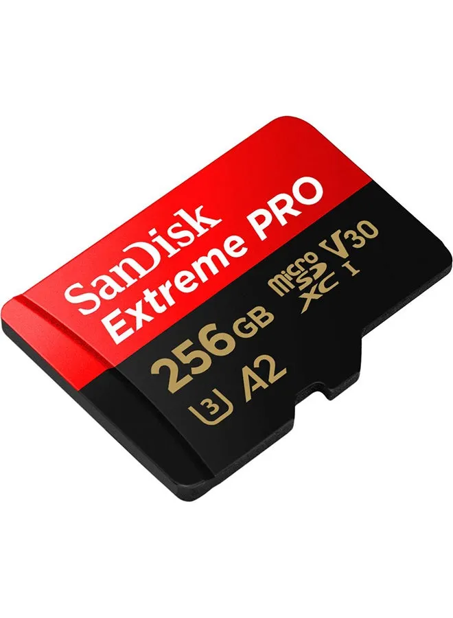 بطاقة Extreme Pro microSD UHS I لفيديو بدقة 4K على الهواتف الذكية وكاميرات الحركة والطائرات بدون طيار، قراءة بسرعة 200 ميجابايت/ثانية، وكتابة بسرعة 140 ميجابايت/ثانية وسعة 256.0 جيجابايت 256 GB-2