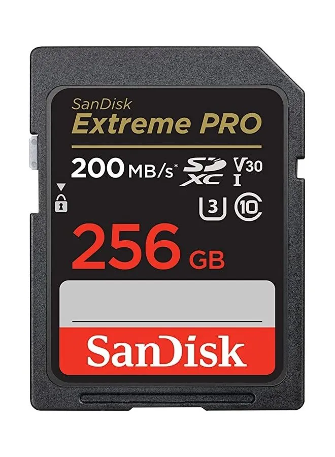 بطاقة Extreme PRO SDXC + RescuePRO Deluxe، بسرعة تصل إلى 200 ميجابايت/ثانية، UHS I، Class 10، U3، V30 SDSDXXD 256G GN4IN-1