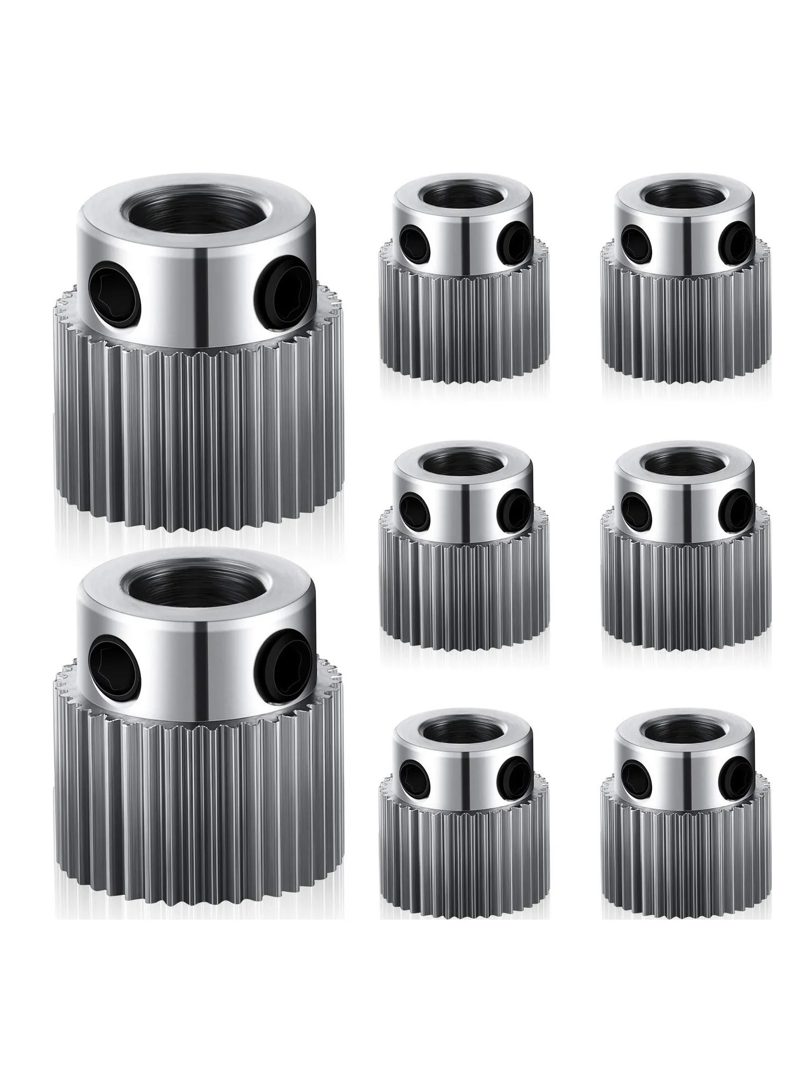 Extruder Wheel Gear, 15 Pieces Stainless Steel 3D Printer Parts Drive 36 Teeth Gear for CR-10, CR-10S, S4, S5, Ender 3, 3 Pro-1