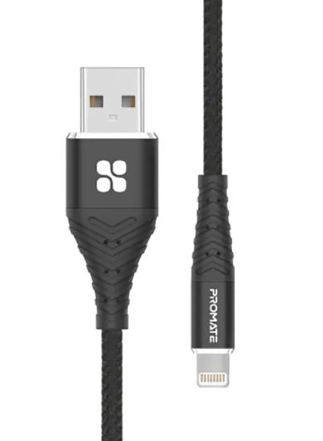 كابل USB مضفر من القماش إلى موصل Lightning بطول 1 متر-1