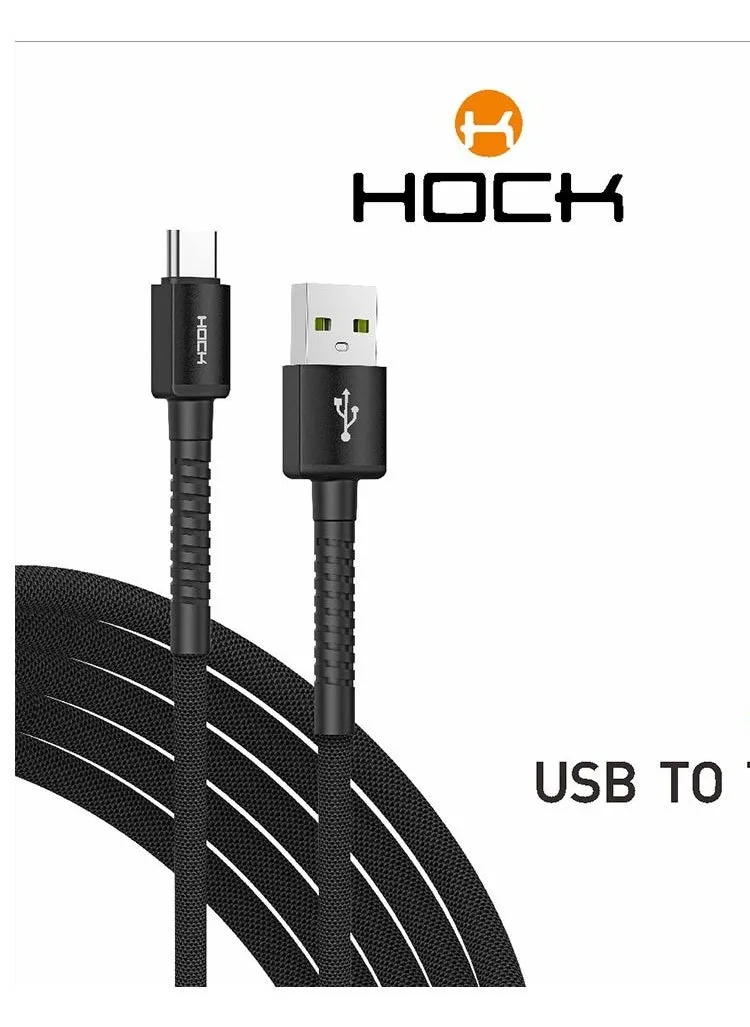 وصلة قماش تايب سي كابل شحن ونقل بيانات مصمم خصيصًا للأجهزة التي تستخدم منفذ USB-C  تتميز بجودتها العالية ومتانتها، وتوفر تجربة شحن سريعة وموثوقة-1