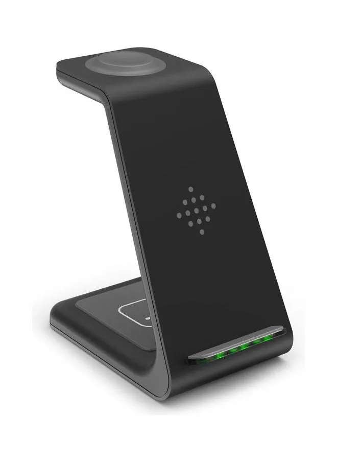 Fast Charging Station Wireless Charger Black-1