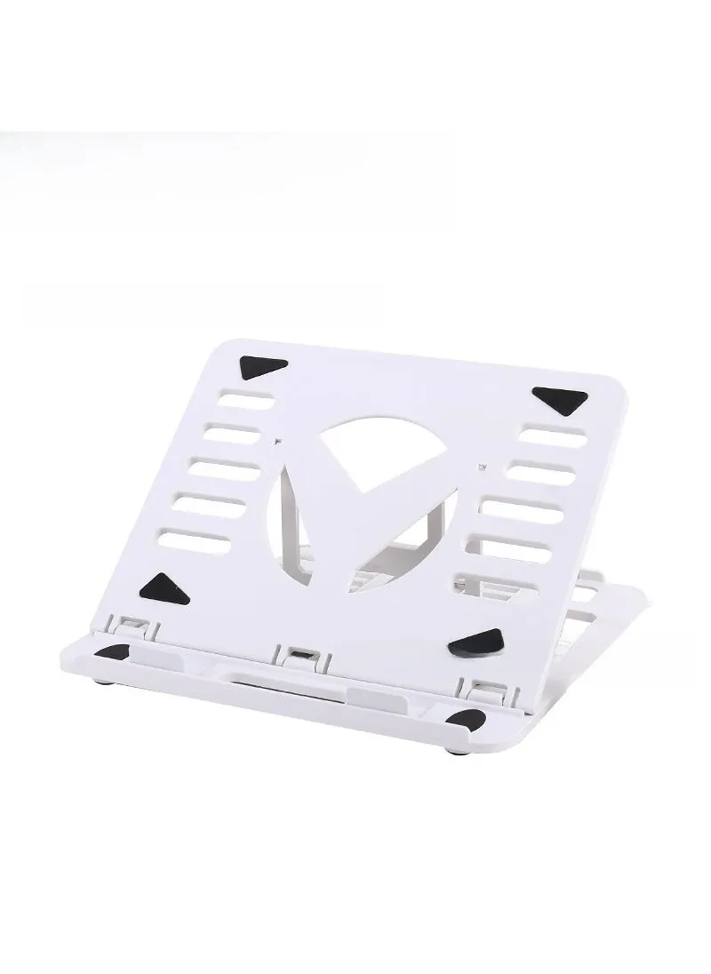 Foldable Laptop Stand Adjustable Cooling Portable Explosions three generations-white standard-1